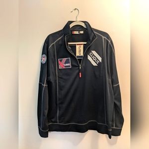 Clique mens quarter zip pullover size L NWT